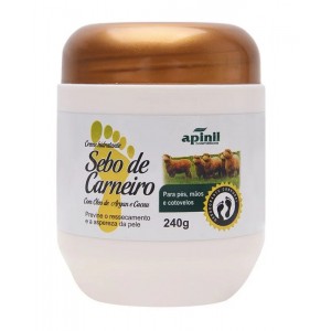 Creme Hidratante Sebo de Carneiro com Argan - Apinil 240g